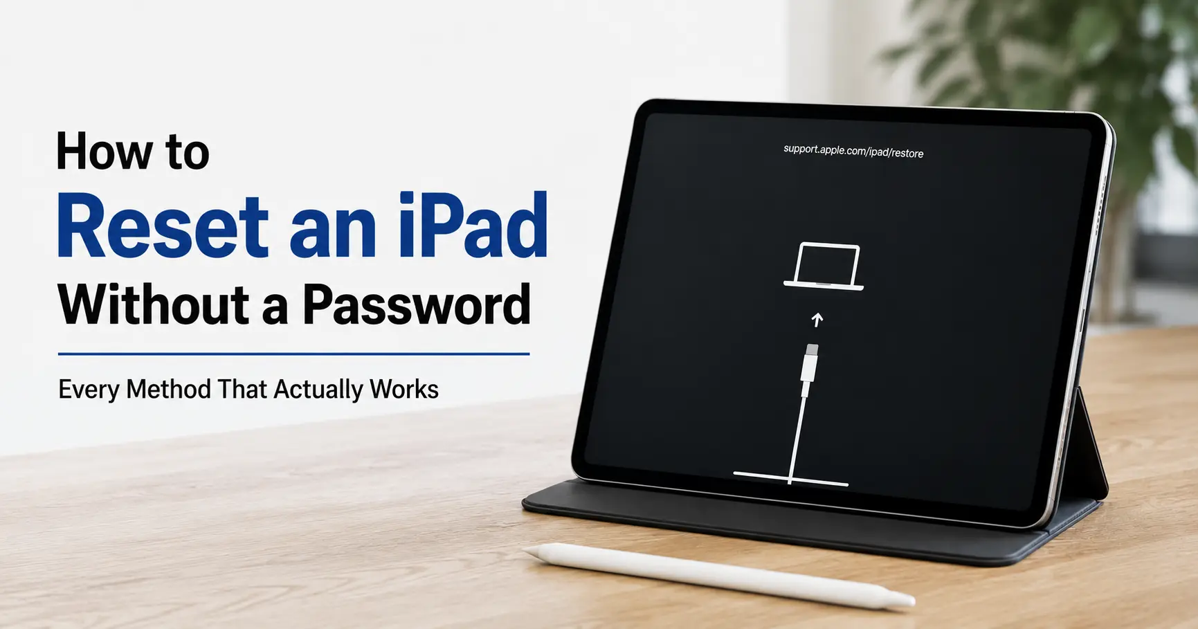 how to reset ipad without password