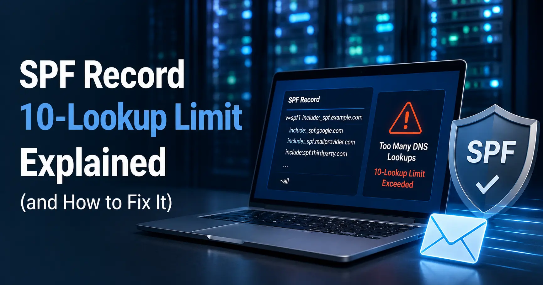 spf record 10 lookup limit explained and how to fix it